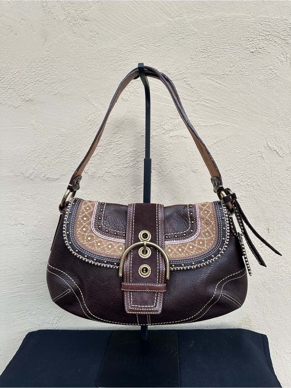 🦣 Y2k/ Vintage Coach Brown Soho Shoulder Bag 10479 🦣